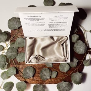 100% Mulberry Silk Pillow Case 25 Momme- Smokey Grey