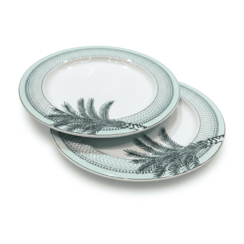 Artemirate – Palm Dessert Plate – 4 Pcs