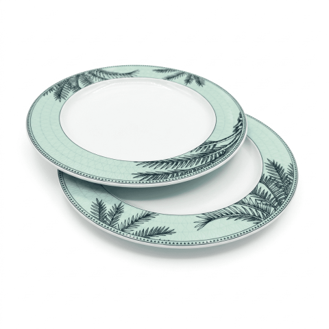 Artemirate – Palm Dinner Plate – 4pcs