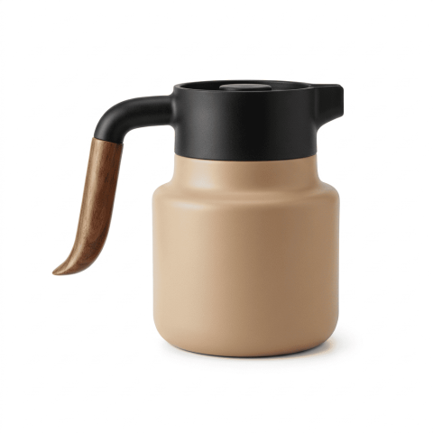 Thermos Flask Stainless Steel – Caramel Brown – 1000ml