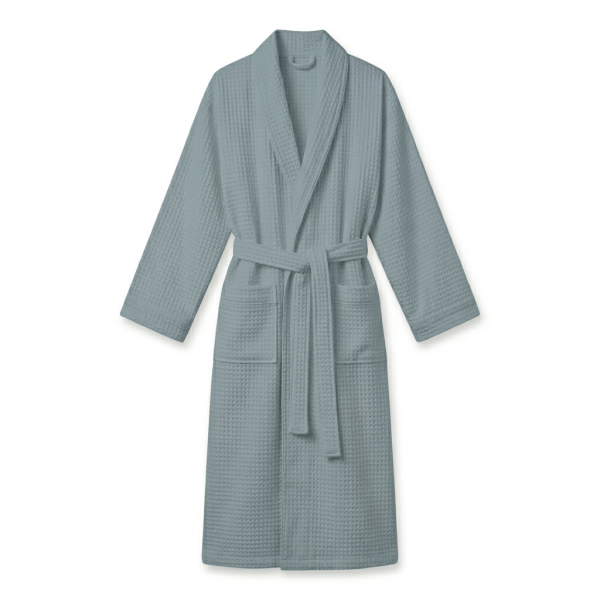 Waffle Knit Lightweight Kimono Spa & Bath Robe