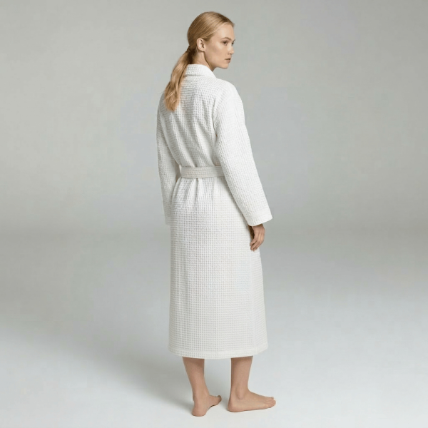 Waffle Knit Lightweight Kimono Spa & Bath Robe