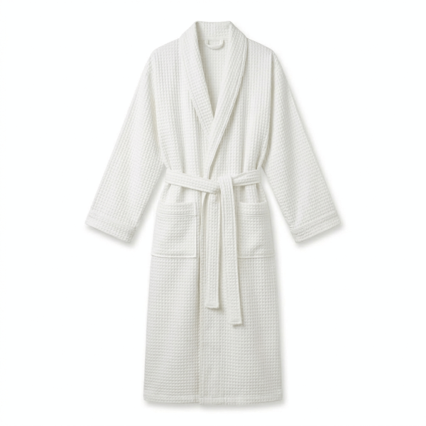 Waffle Knit Lightweight Kimono Spa & Bath Robe