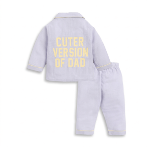 clt.s – Cuter Version of Dad Full Sleeves Typography Nightwear Set
