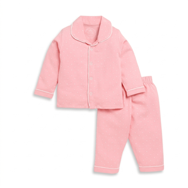 clt.s – Super Sis Pink Full Sleeve Nightwear Set