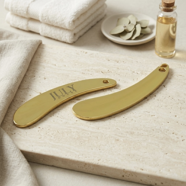 Golden Face Cream Scrub Spoon